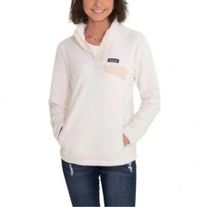 Patagonia Re-Tool Snap Pullover white